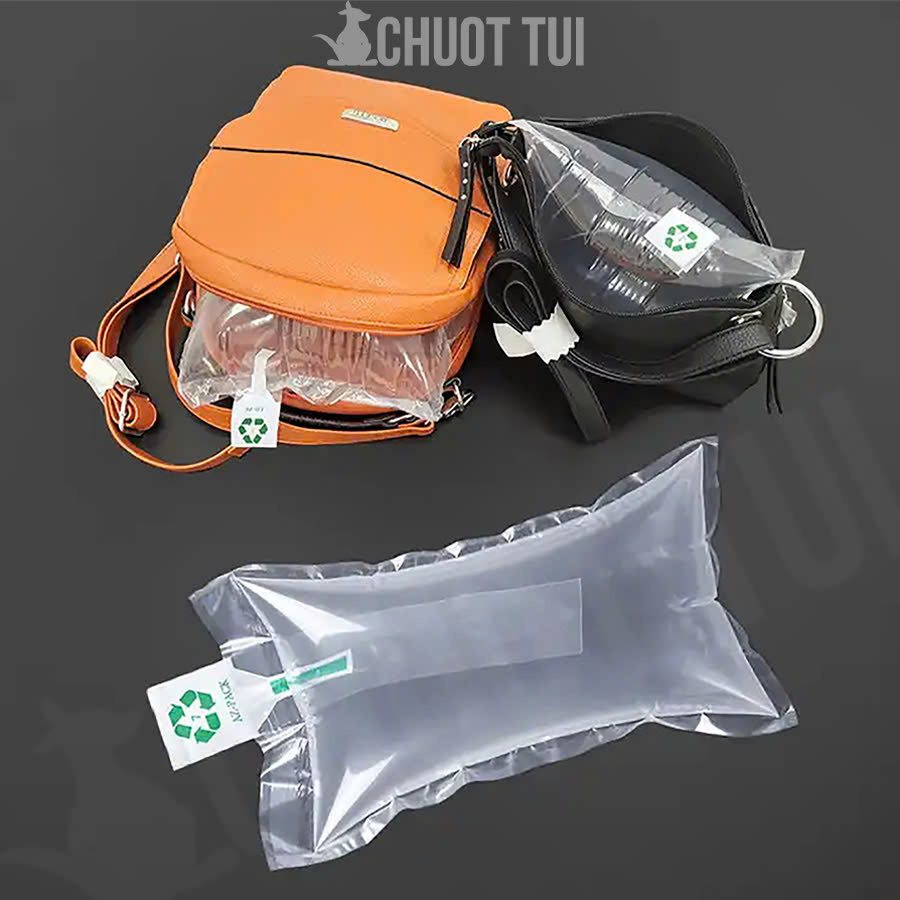 Túi giữ form balo, túi xách - %Túi khí chèn túi xách, balo.