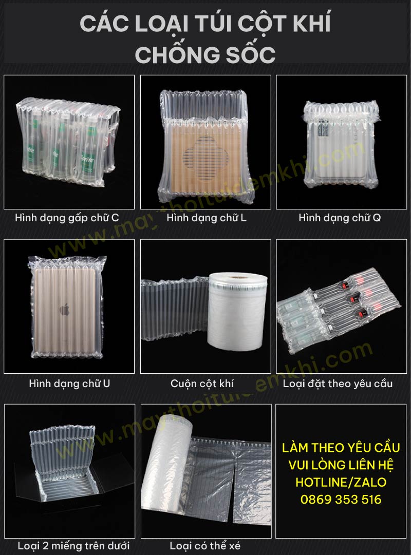 Ứng dụng của cột khí chống sốc