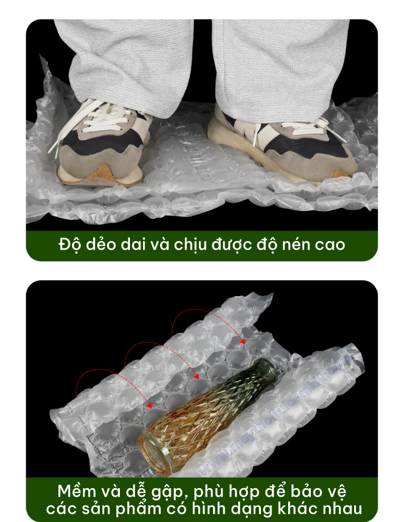 Túi đệm khí bóng bi có độ bền cơ học tốt