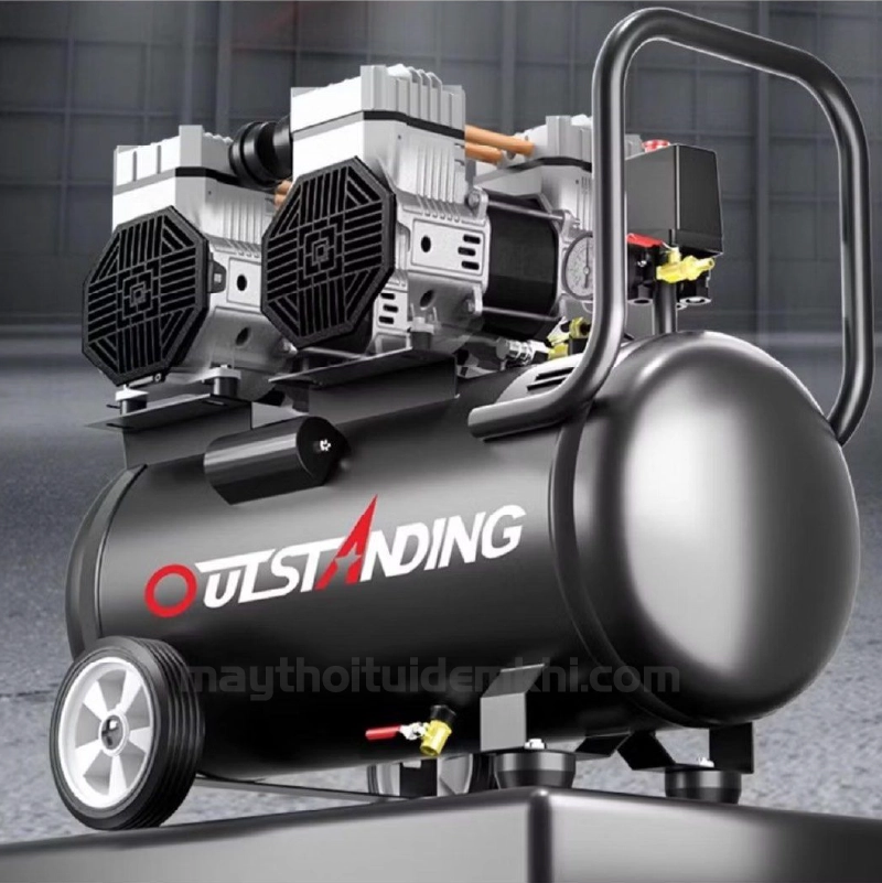 Máy nén khí không dầu hỗ trợ máy thổi túi khí
